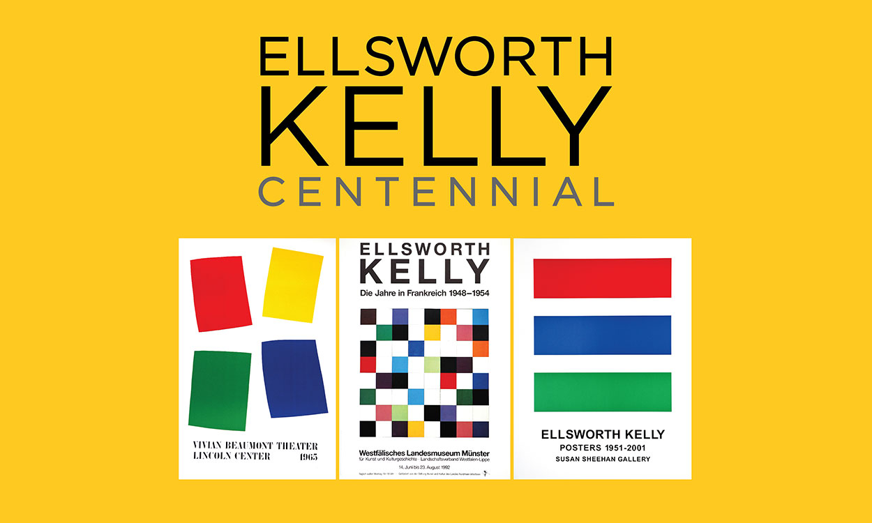Ellsworth Kelly Centennial poster