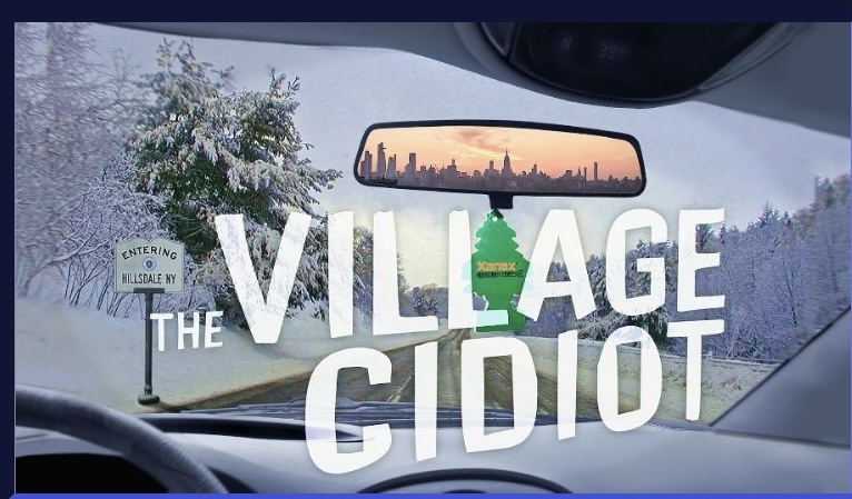 Logo for the play "The VIllage Cidiot"