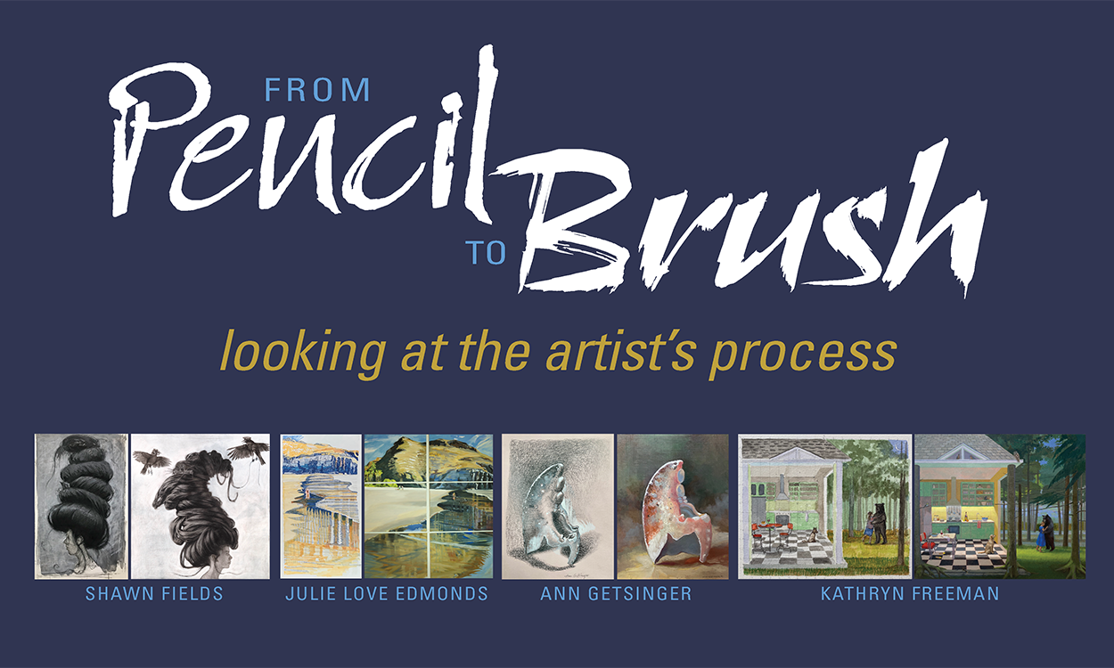 Pencil to Brush, looking at the artist's process