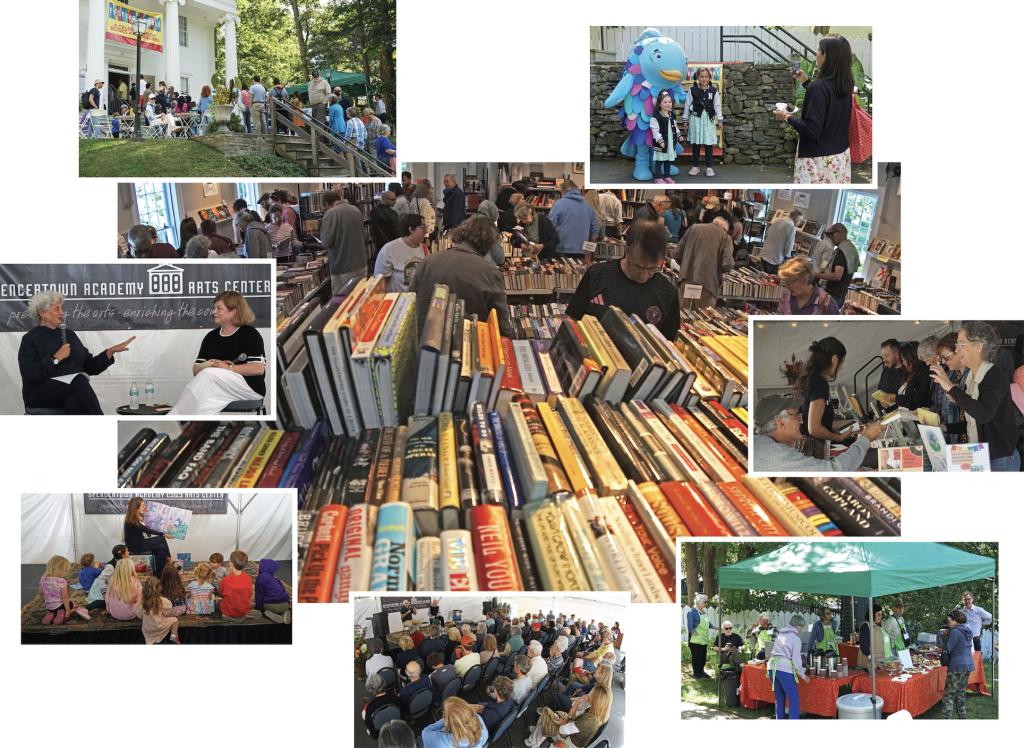 Festival of Books 2025 montage of photos from the day