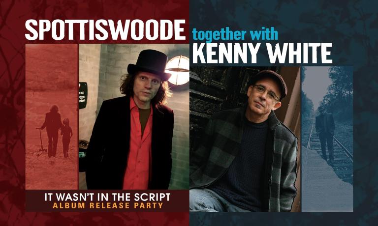 Spottiswoode and kenny white promotional graphic