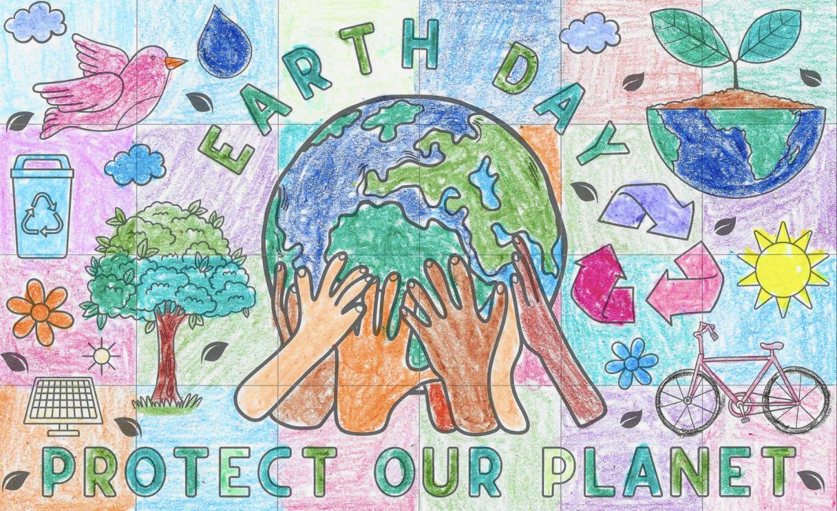 Earth Day 2026 Protect Our Planet - hands holding the earth