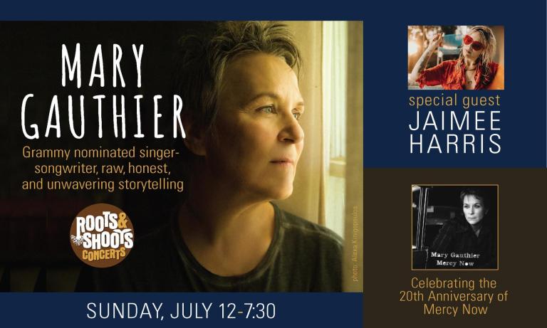 Mary Gauthier Sunday July 12 7:30pm